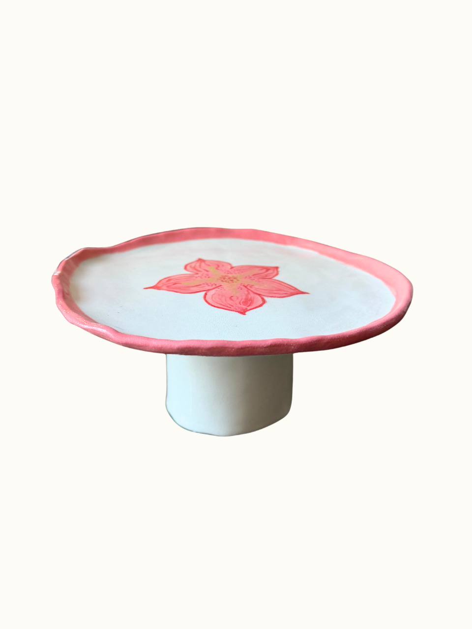 Amorocito Cake Stand Red Rim