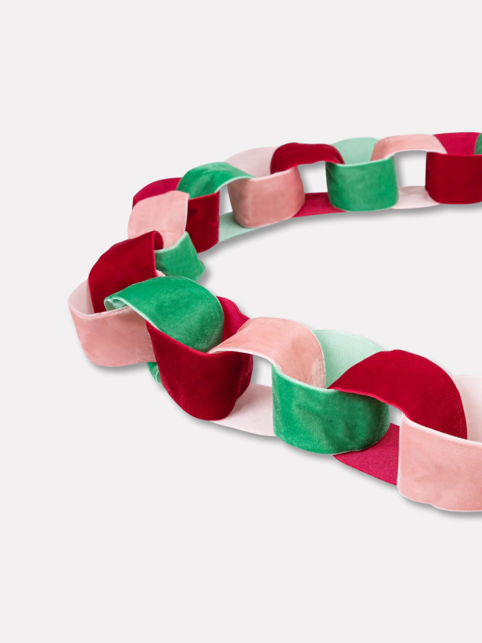 Velvet Chain Link Garland Set