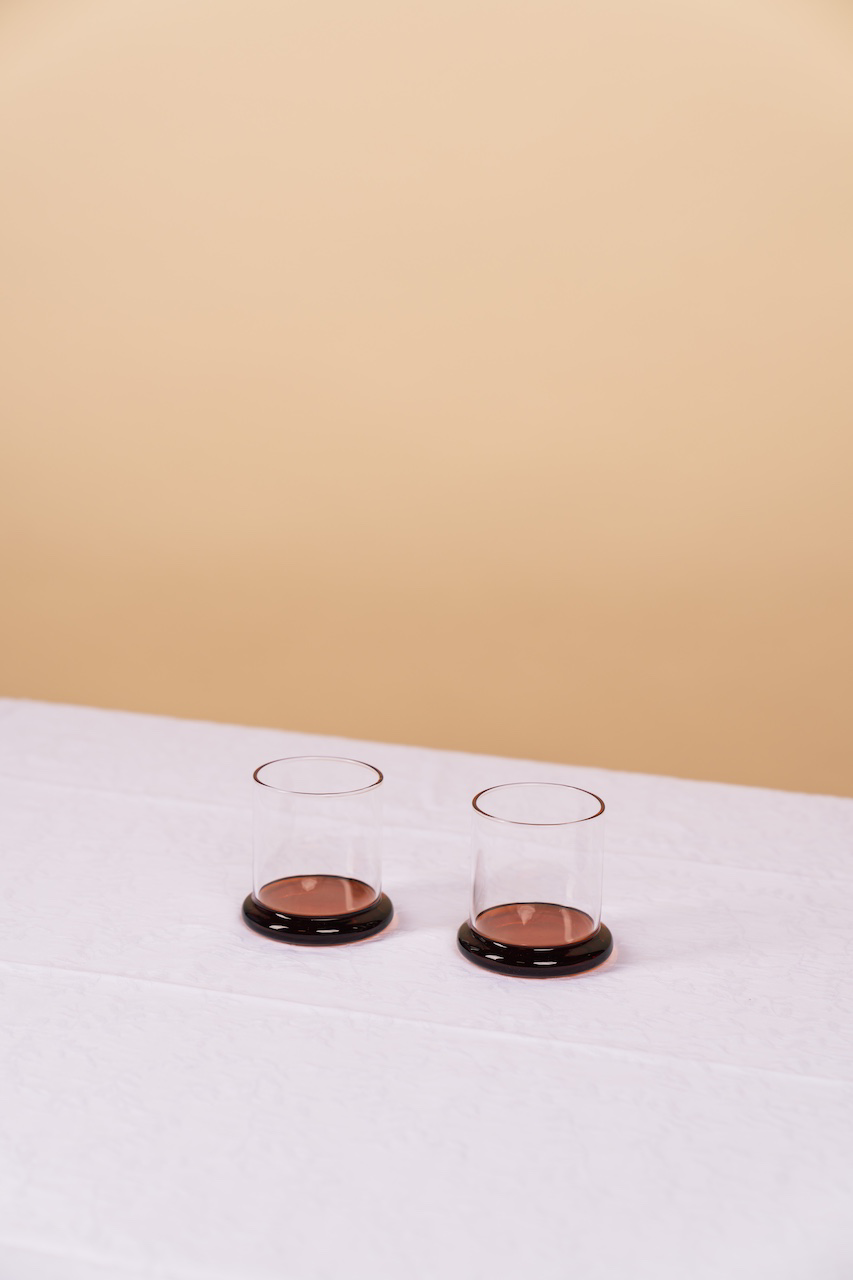 Amber Fritter Tumbler Set of 4
