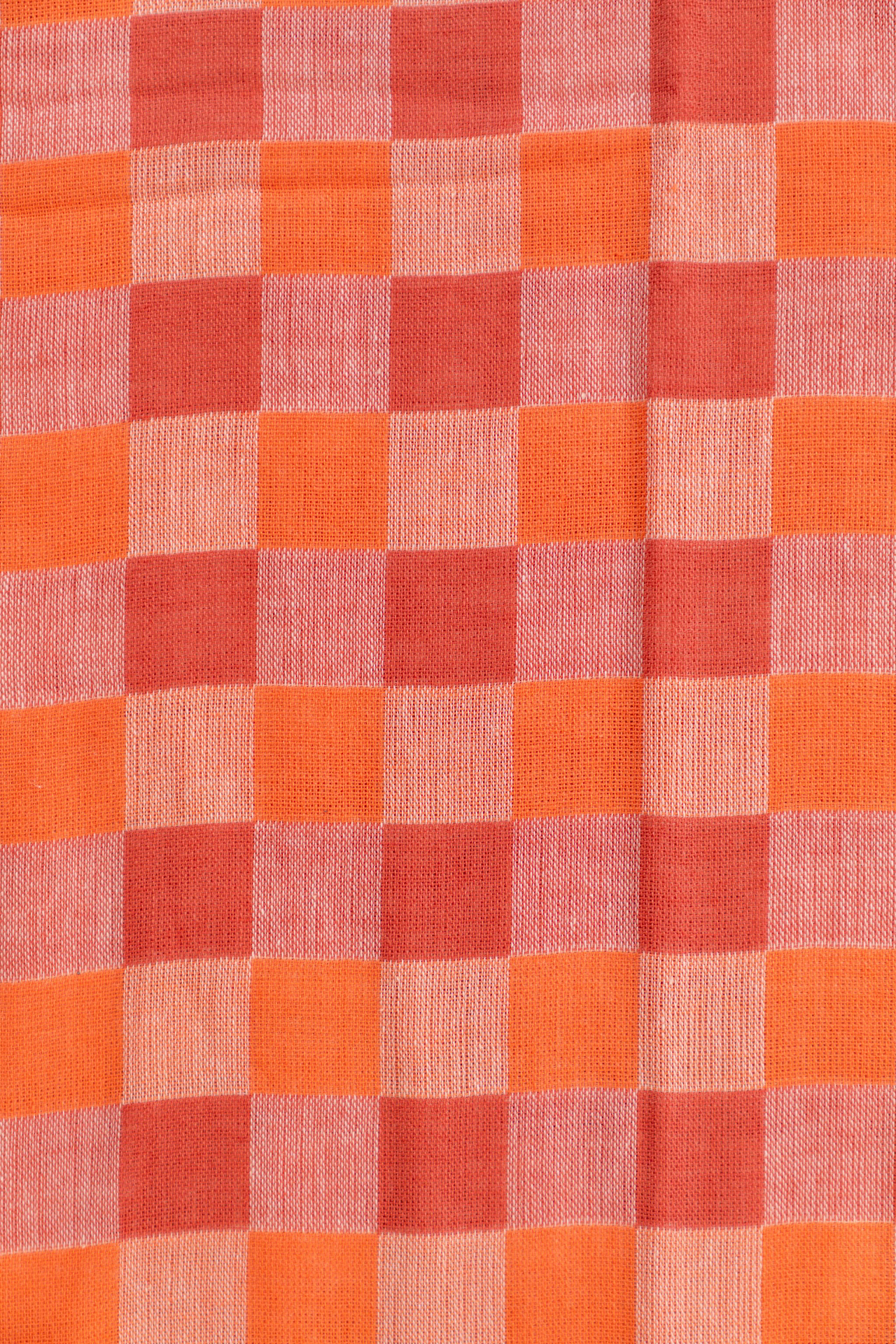 Apricot Checkerboard Table Runner