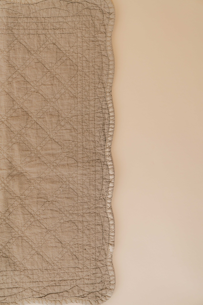 Beige Quilted Placemat Set