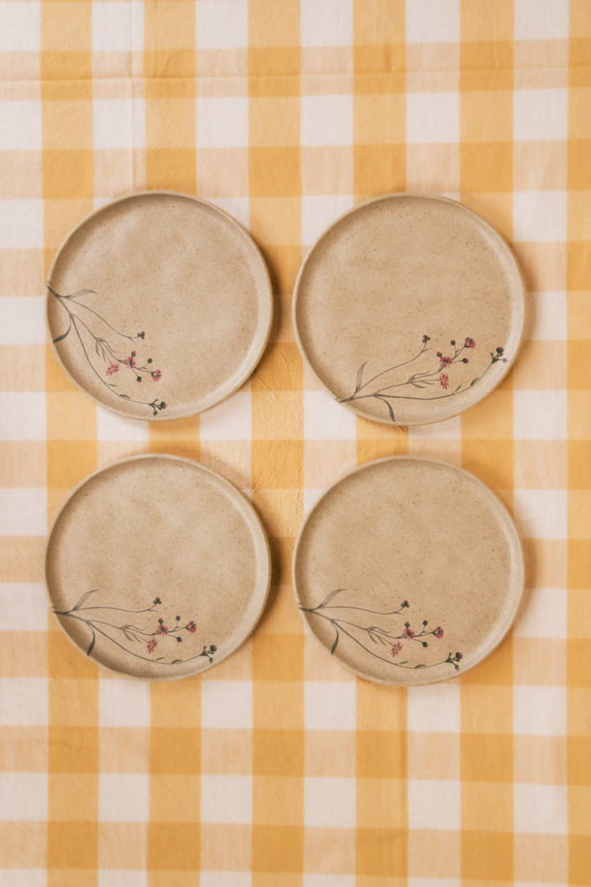 Bio Stoneware Campestre Dessert Plate Set of 3