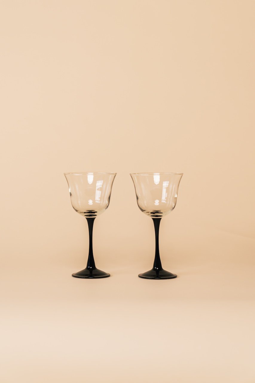 Black Stem Goblet