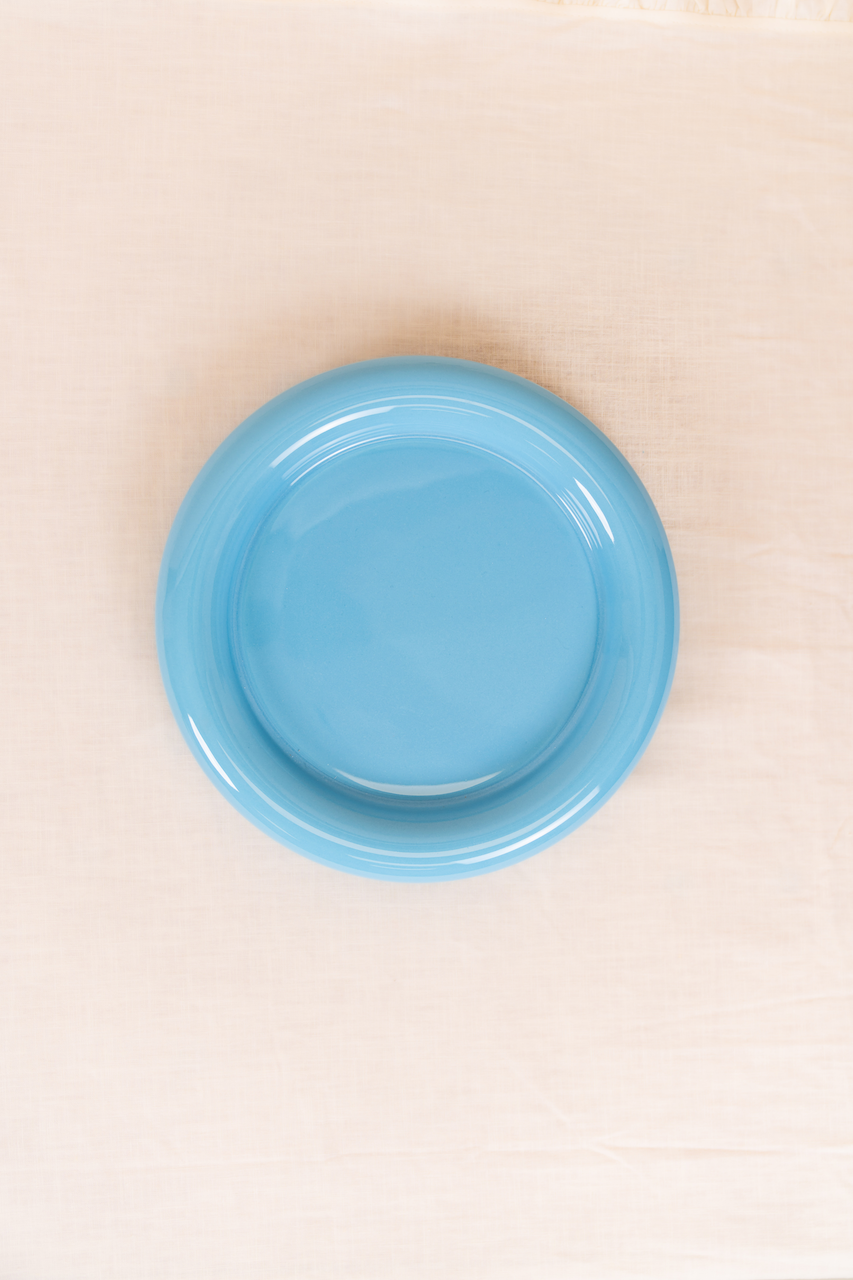 Blue Bubble Plate
