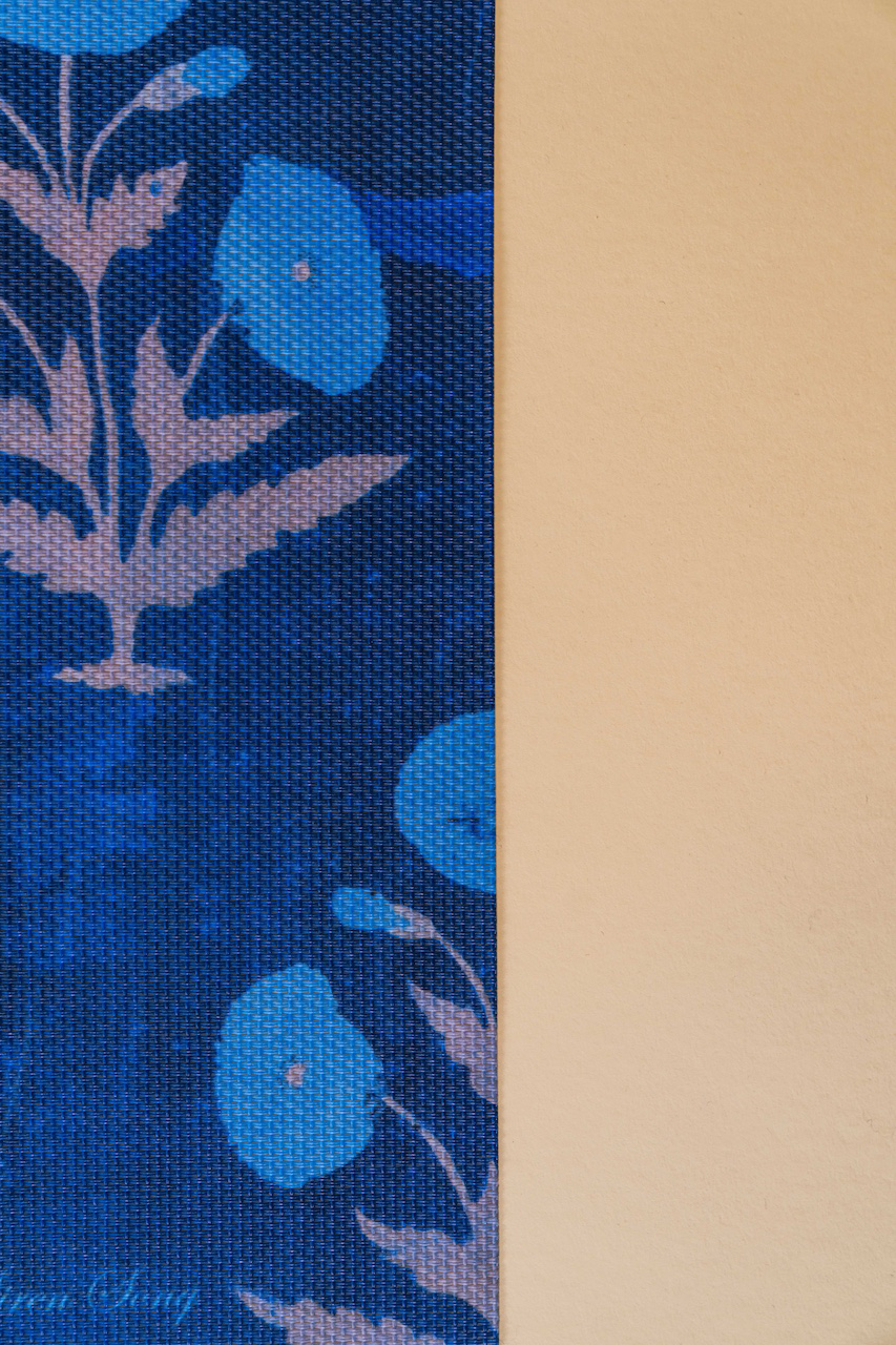 Blue Poppy Vinyl Placemat Set