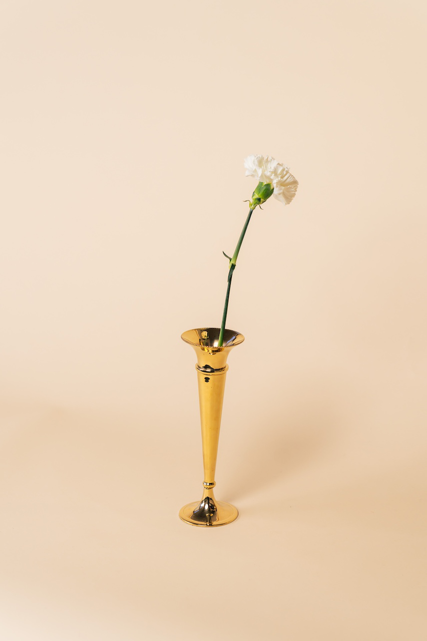 Brass Blueball Vase