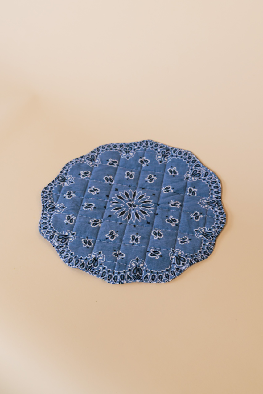 Chambray Bandana Placemat Set