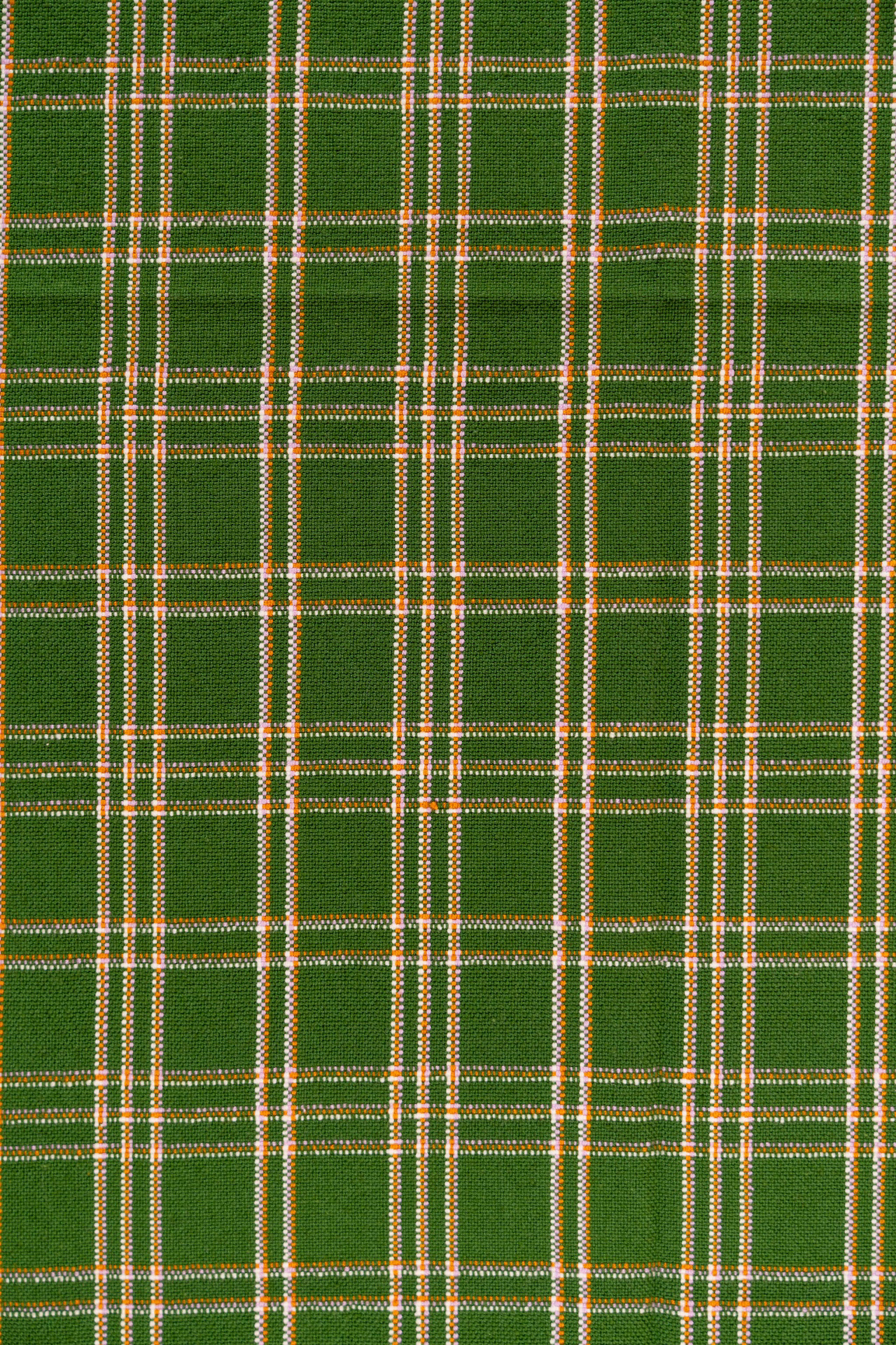 Chiapas Plaid Forest Green Placemat Set