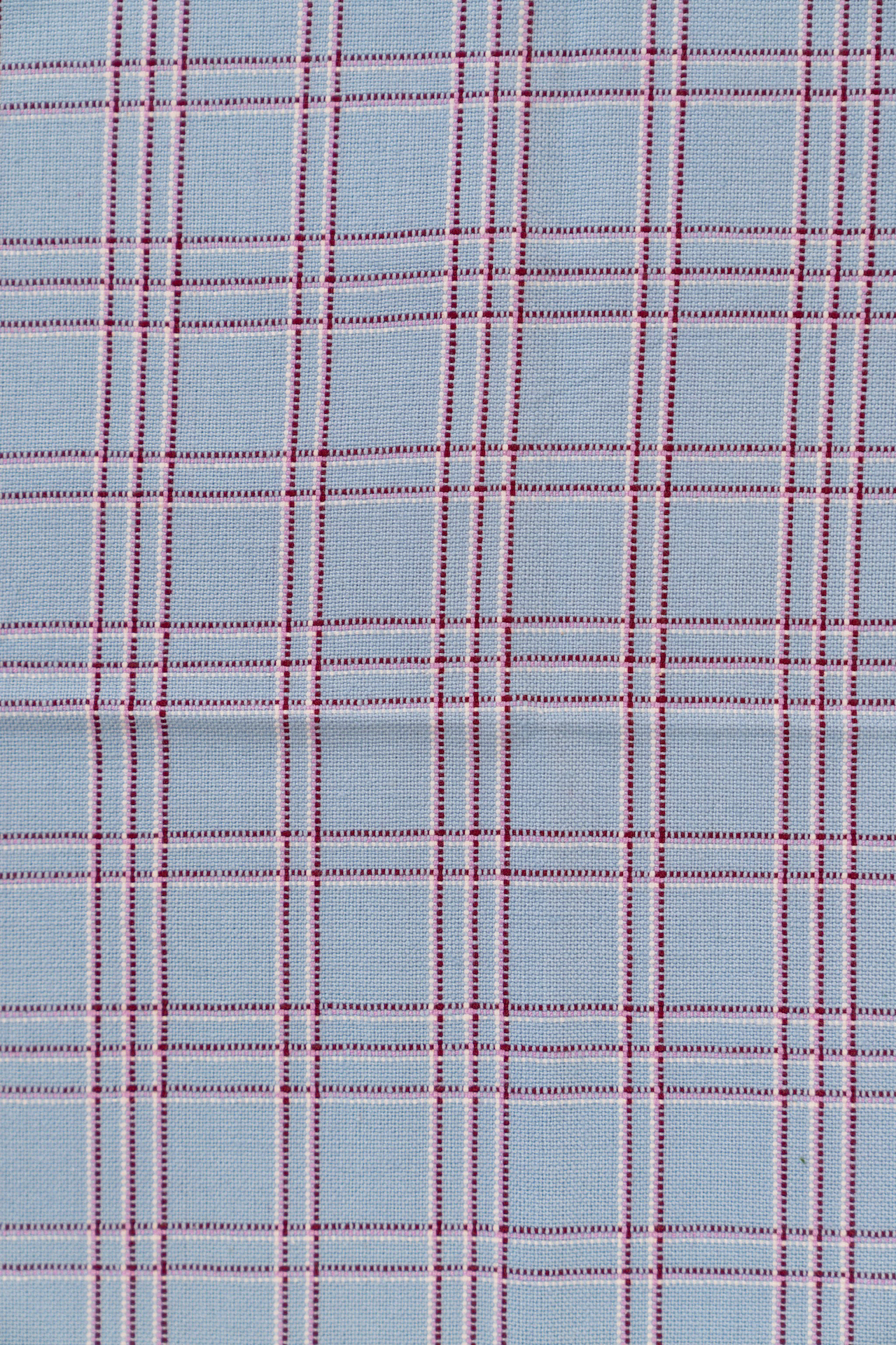 Chiapas Plaid Light Blue Placemat Set