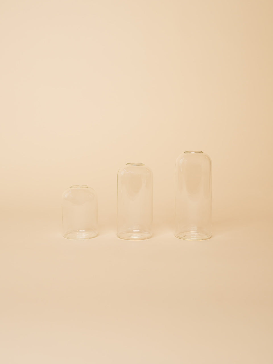 Clear Cylinder Vase Set