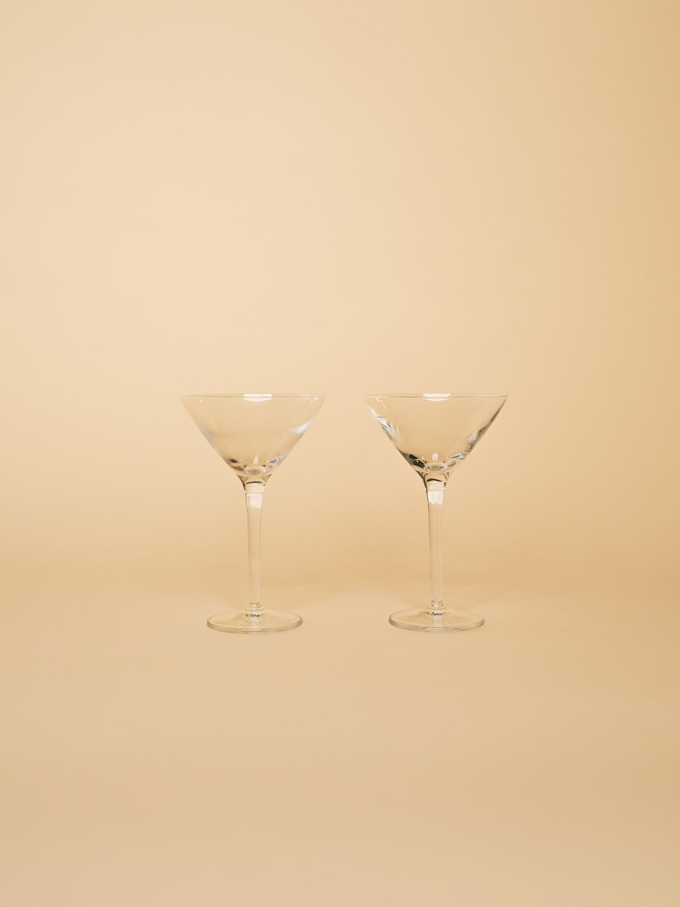 Clear Martini Glass Set