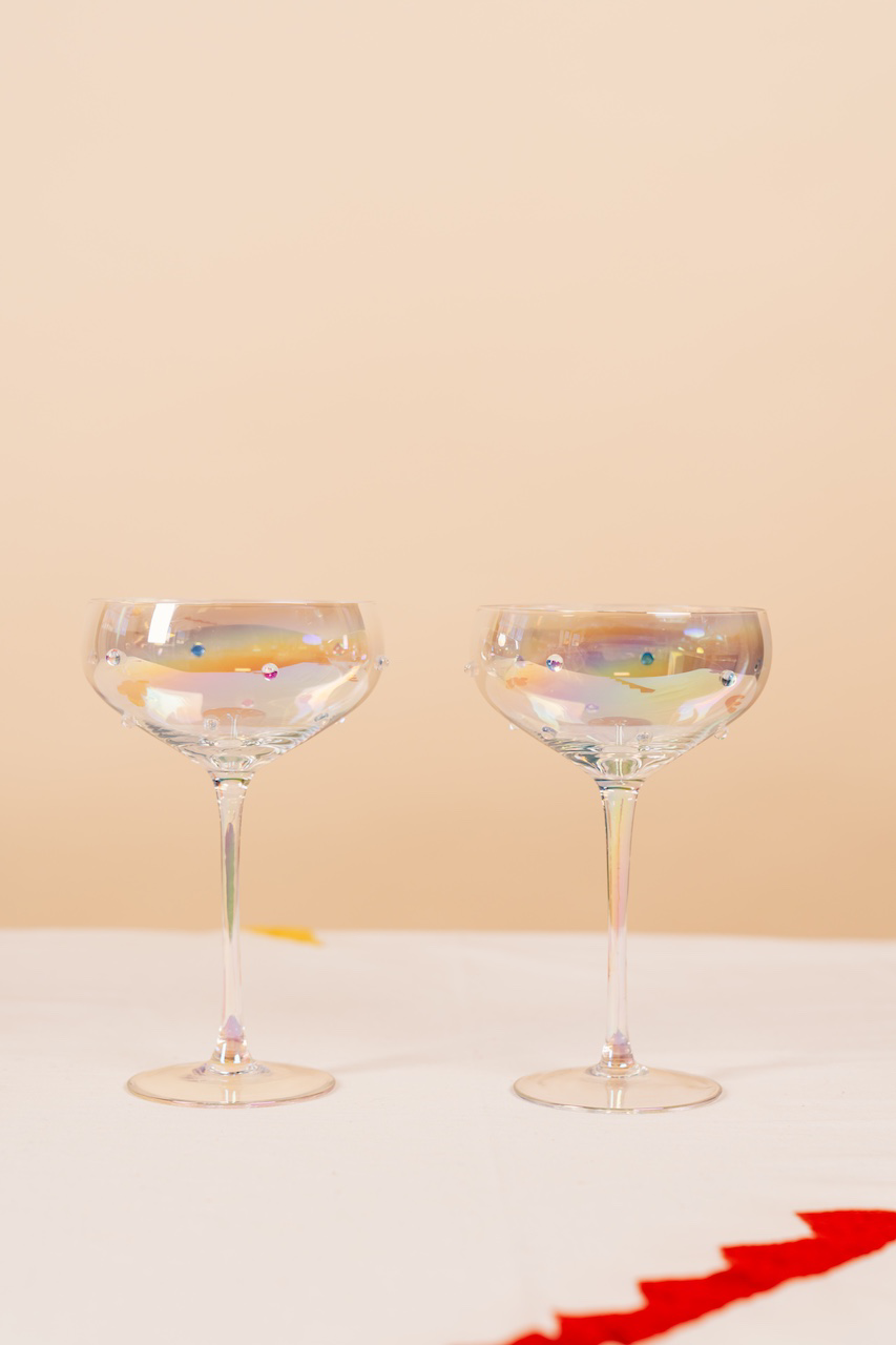 Clear Pearl Coupe Set