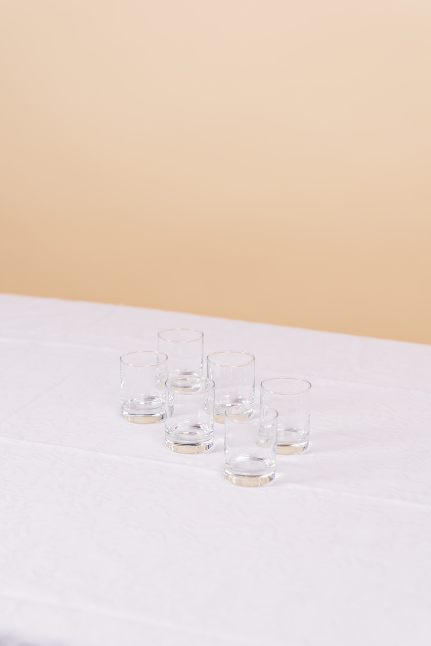 Clear Square Shot Glass