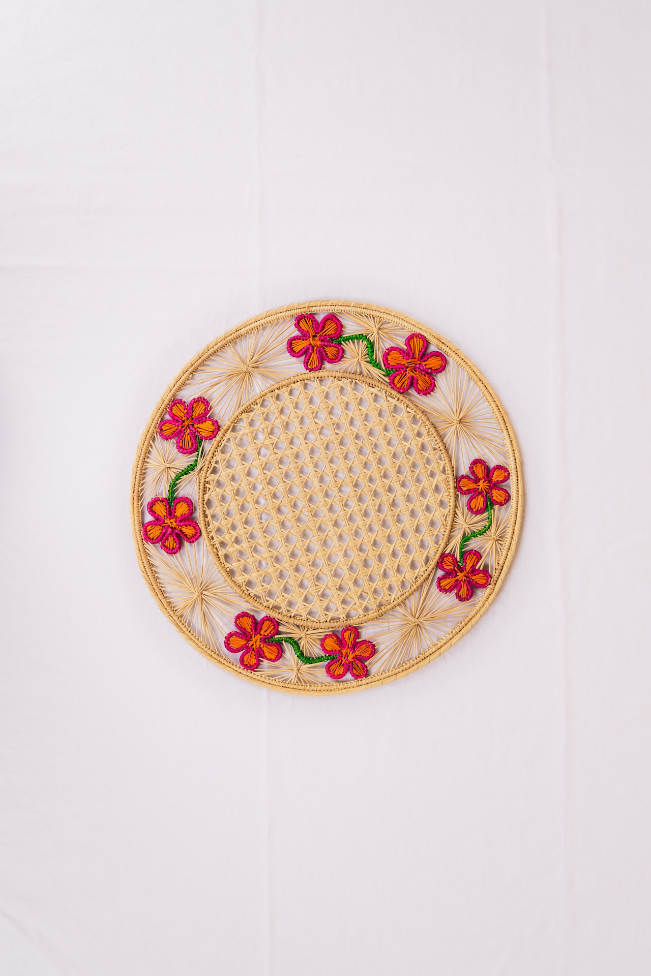 Dalia Placemat Red Set