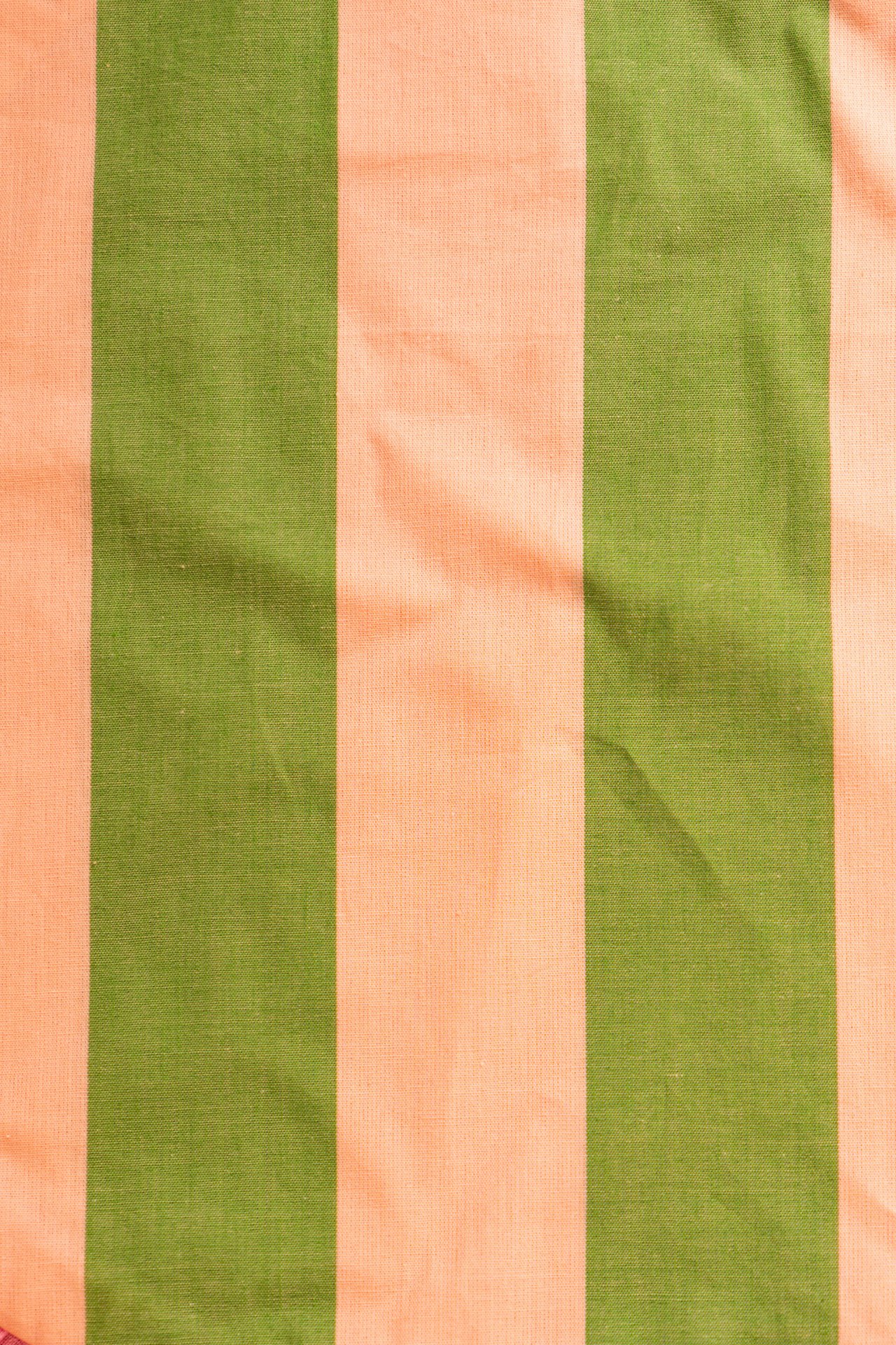 Green Stripe Cotton Placemat Set