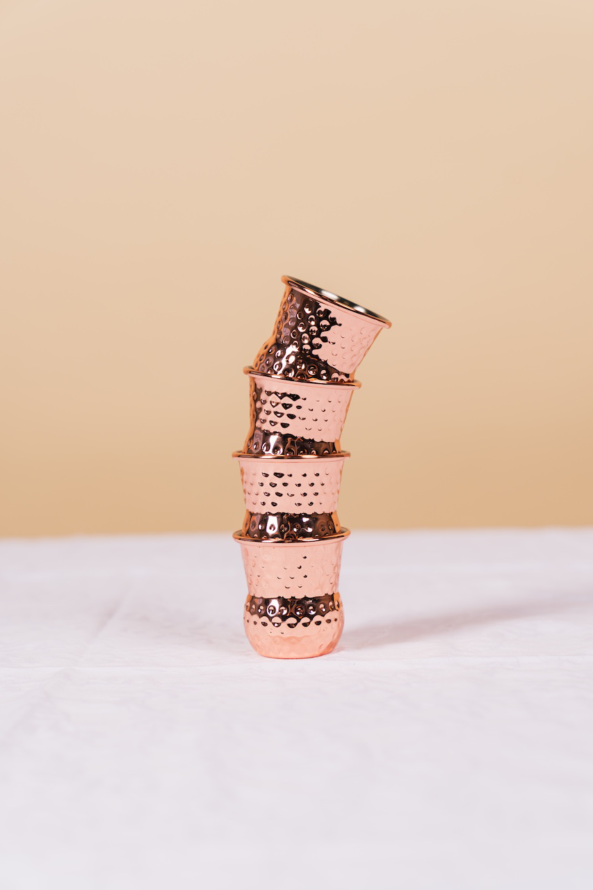 Hammered Copper Shot Glass