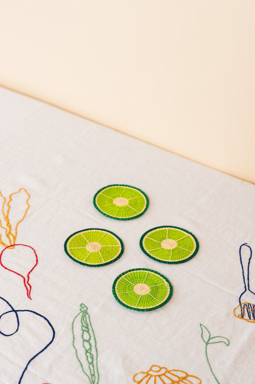 Lime Coaster Set of 4