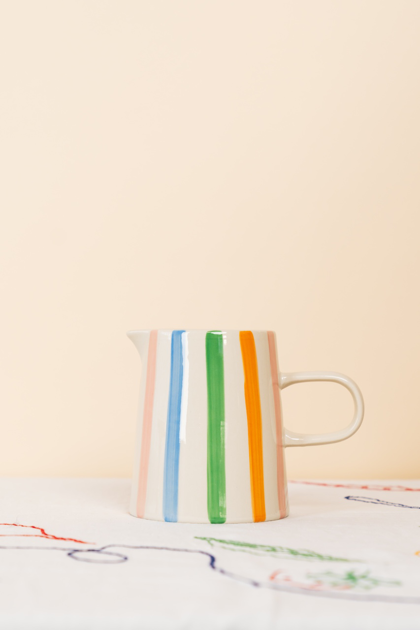 Multi Stripe Large Jug