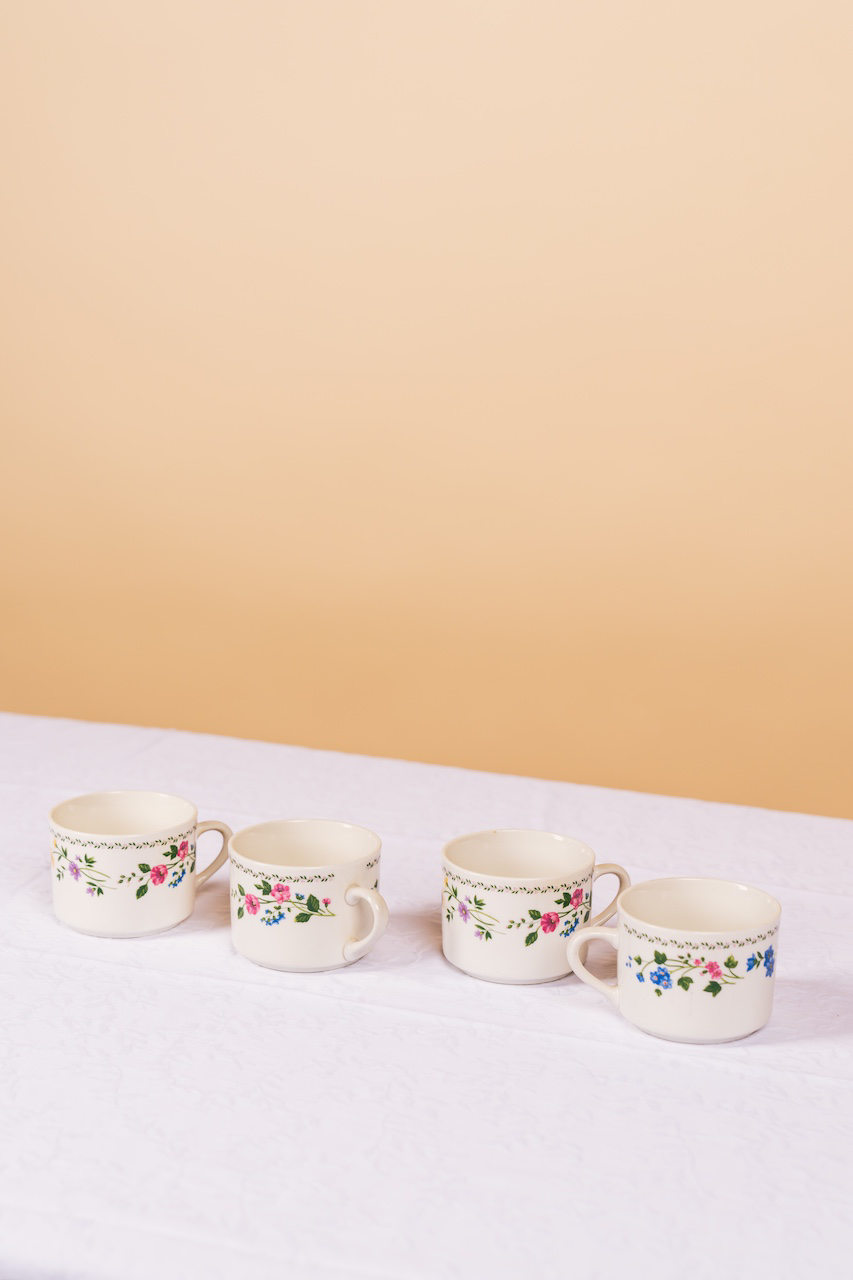 Multicolor Floral Mug