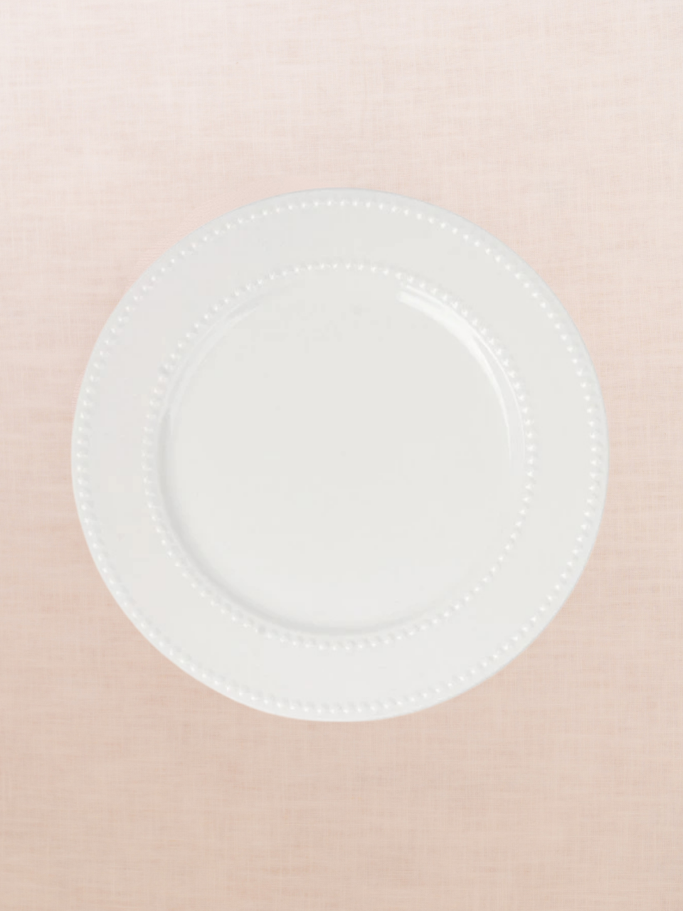 Double Beaded Rim Dinner Plate Set