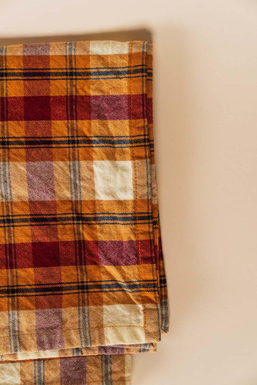 Offutt Plaid Cotton Napkin Set