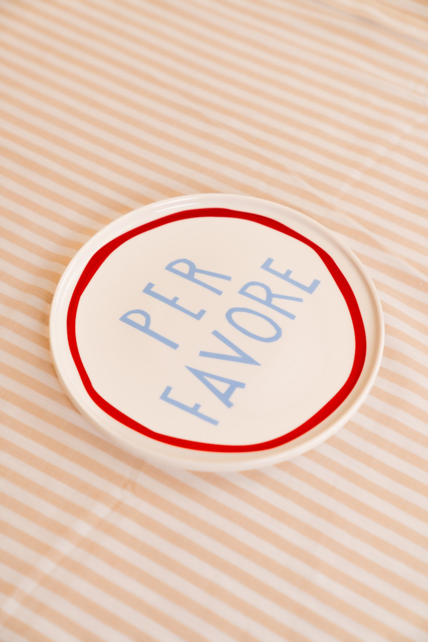 Per Favore Dinner Plate