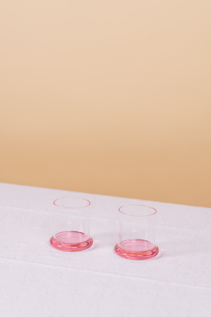 Pink Fritter Tumbler Set of 4