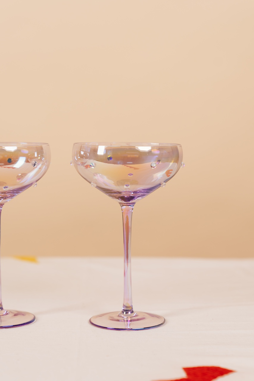 Purple Pearl Coupe Set