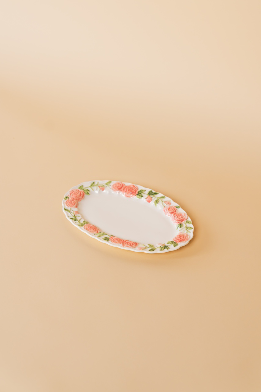 Rosebud Serving Platter