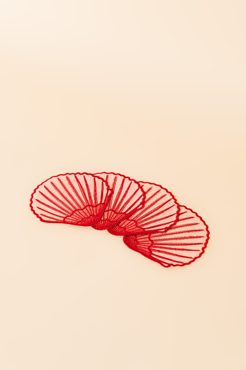 Sea Shell Cocktail Napkin Set