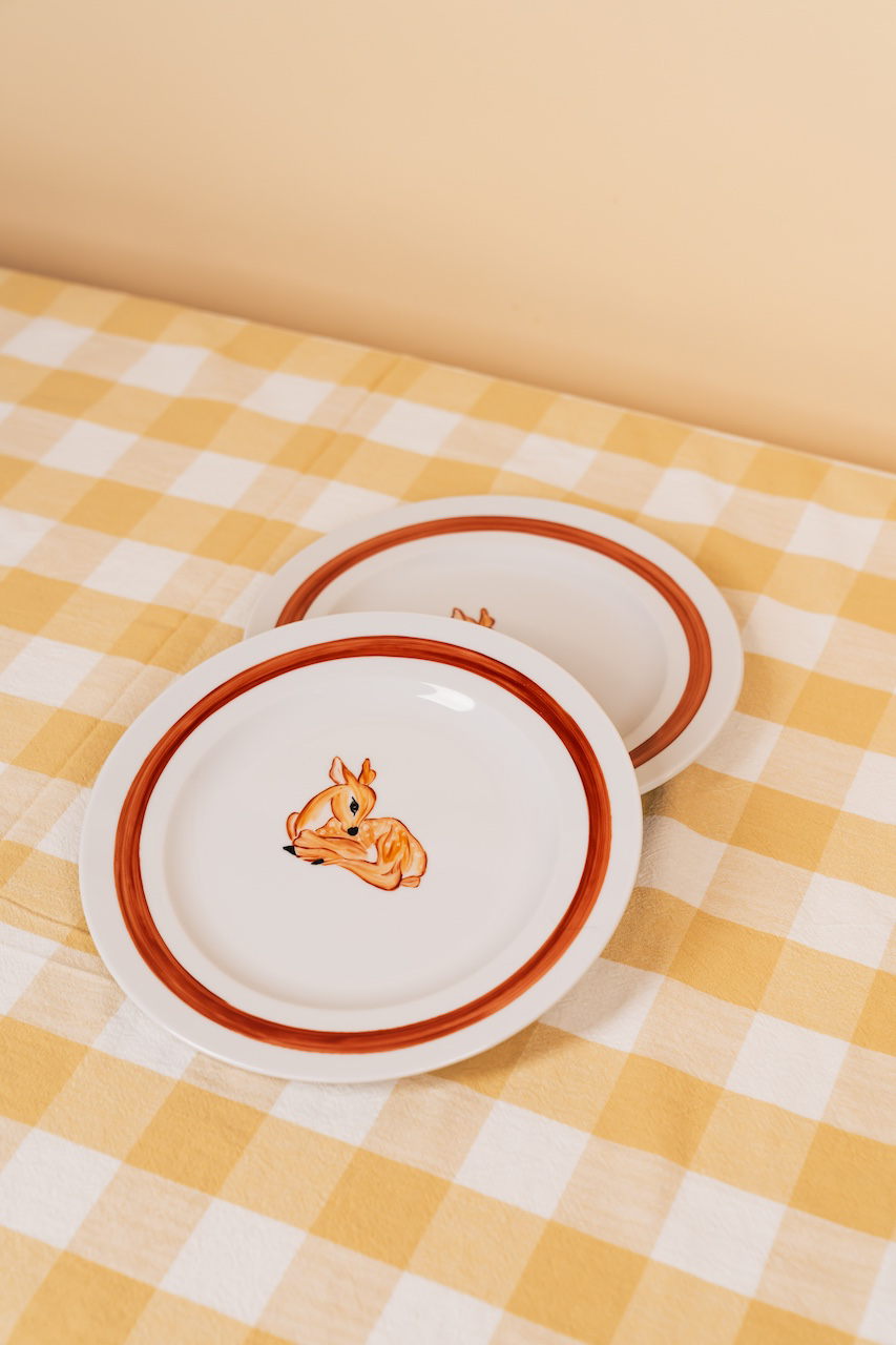 Sofi Hand Painted Flat Plate