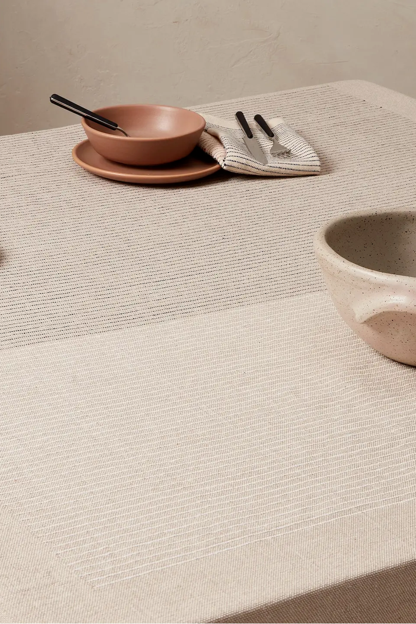 Stacks Stone Tablecloth