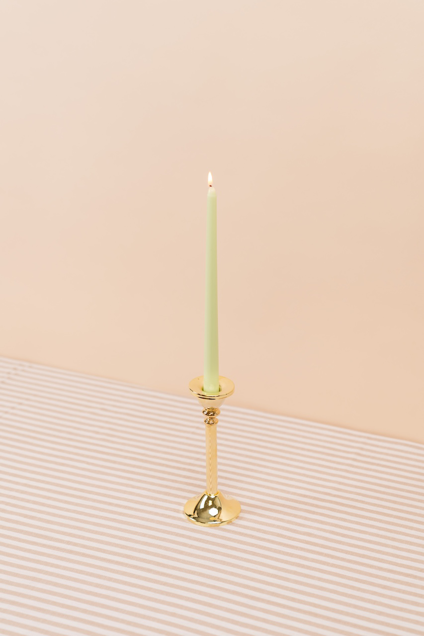 Vintage Gold Candlestick Holder