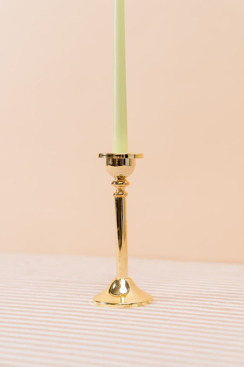 Vintage Gold Candlestick Holder