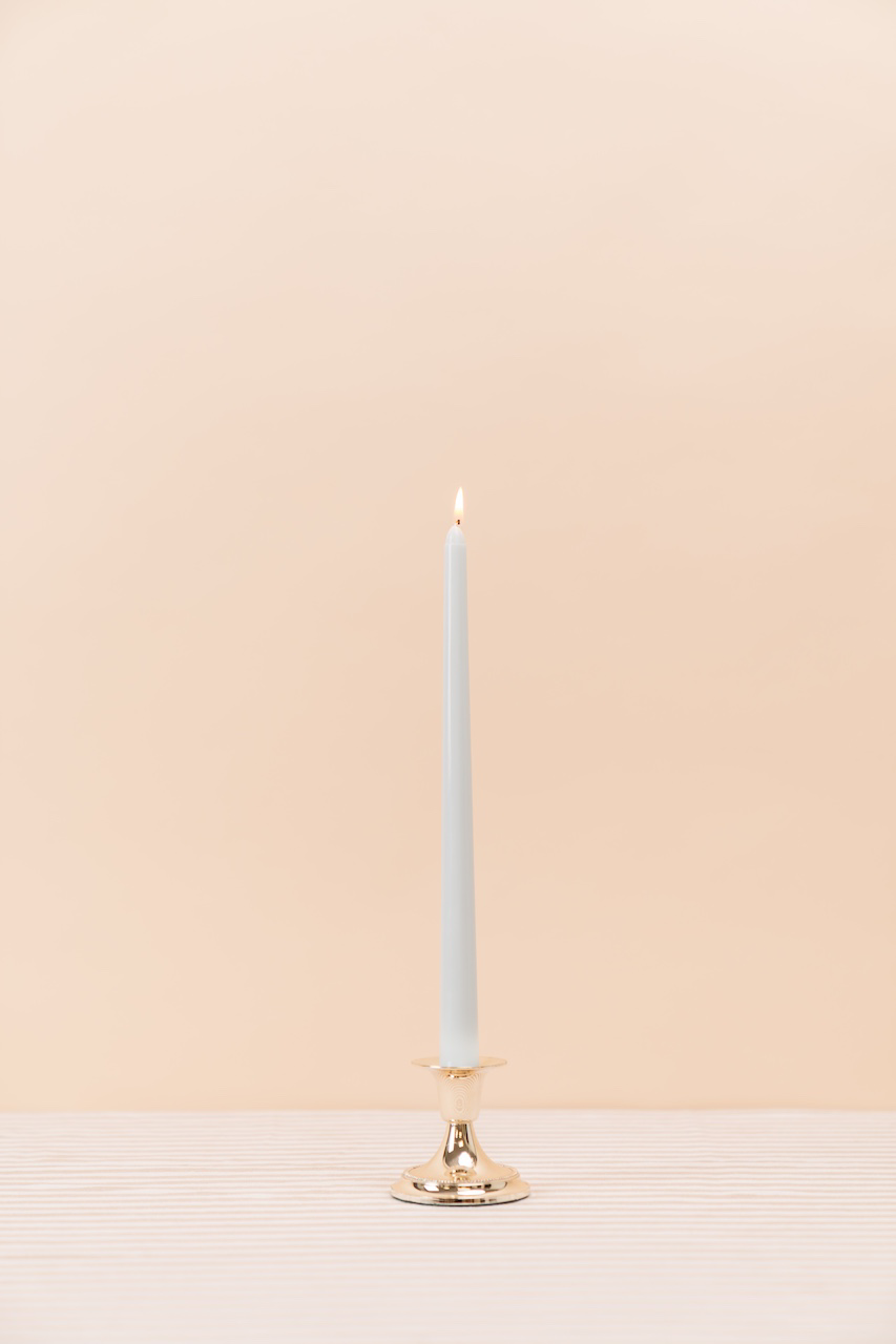 Vintage Small Silver Candlestick Holder