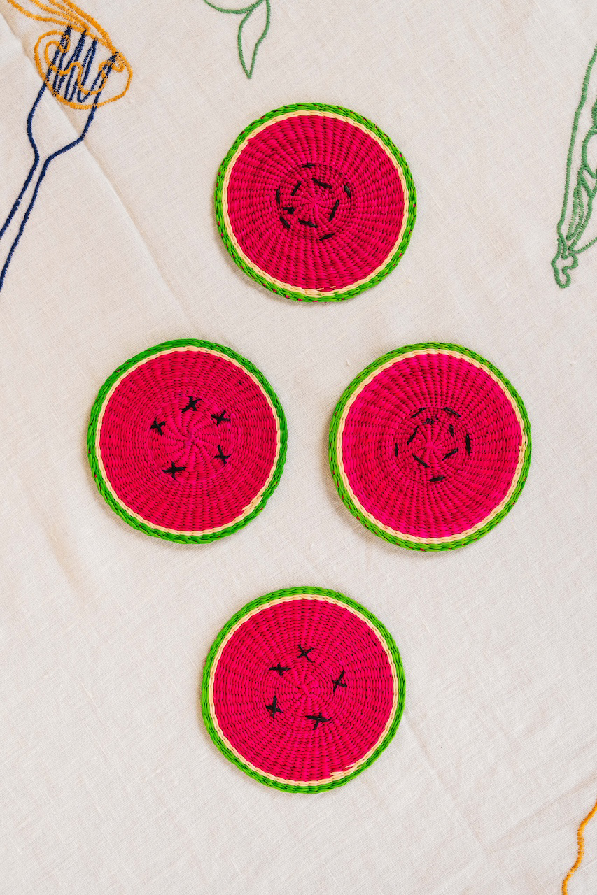 Watermelon Coaster Set of 4