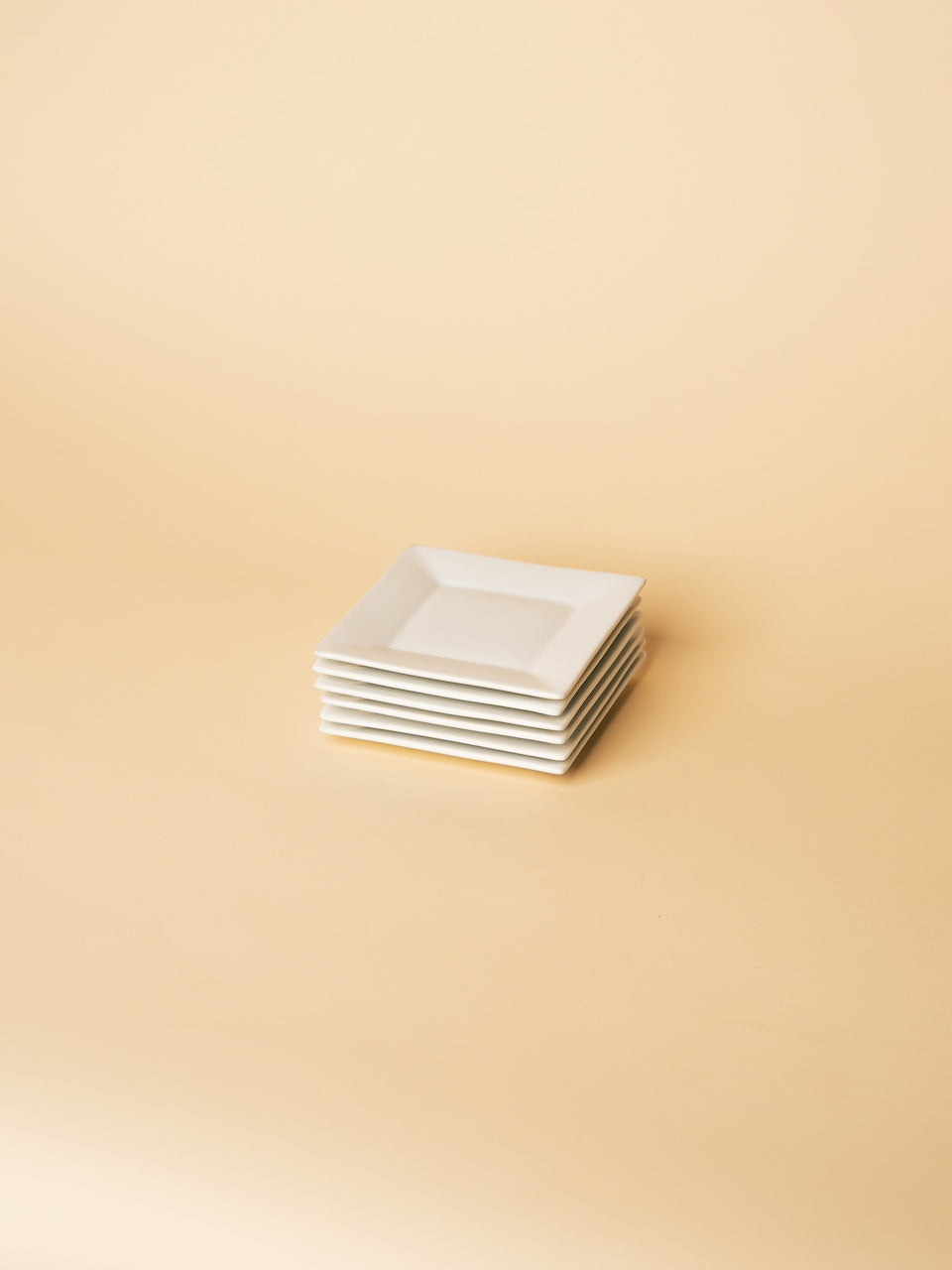 White Appetizer Plate Set