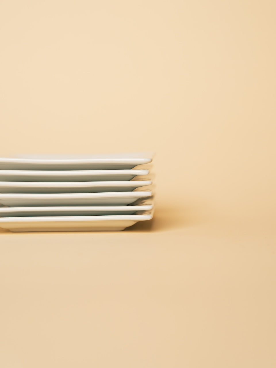 White Appetizer Plate Set