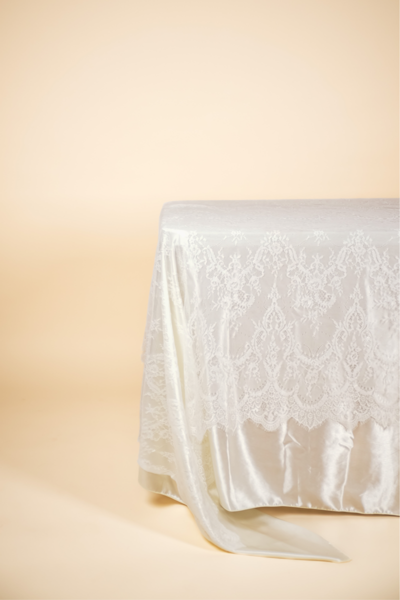 White Lace Tablecloth