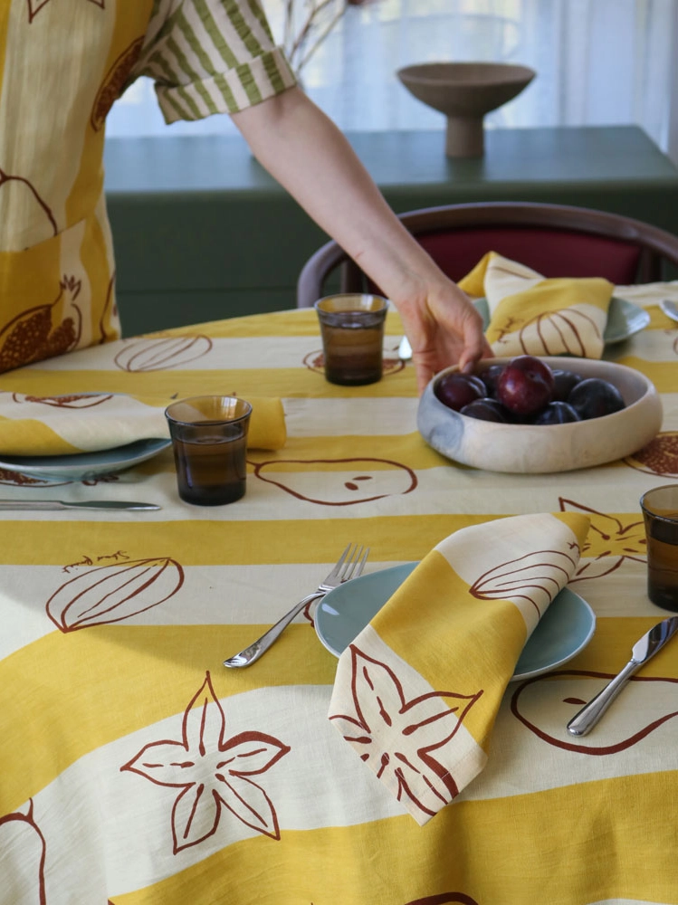Winter Fruit Tablecloth