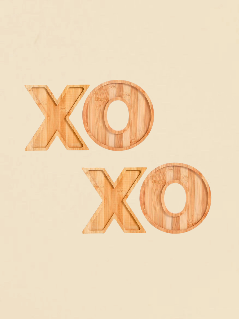 XOXO Charcuterie Board Letter Set
