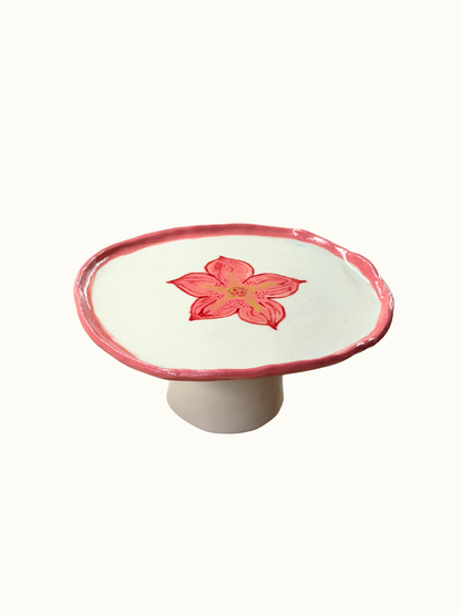 Amorocito Cake Stand Red Rim