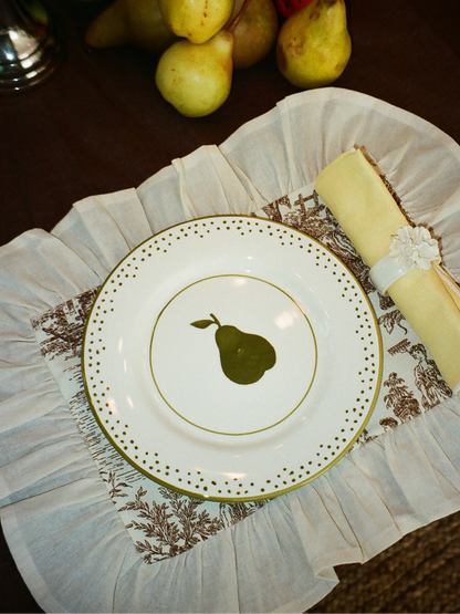 Pear Side Plate Set