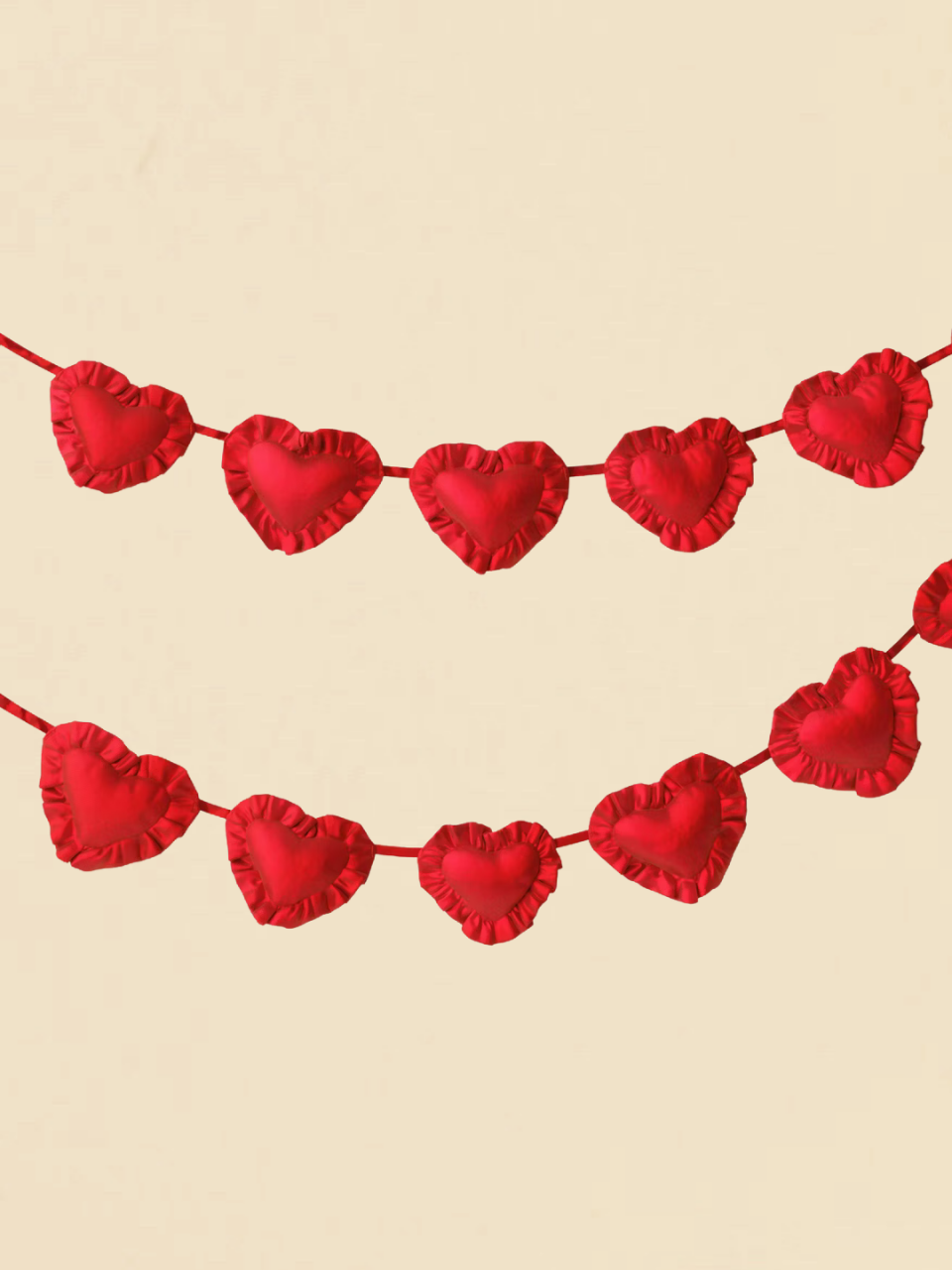 Red Heart Garland
