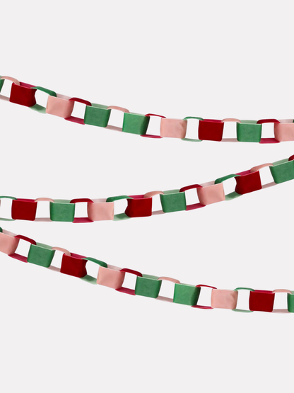 Velvet Chain Link Garland Set