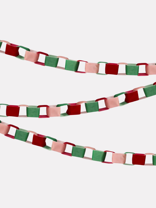 Velvet Chain Link Garland Set