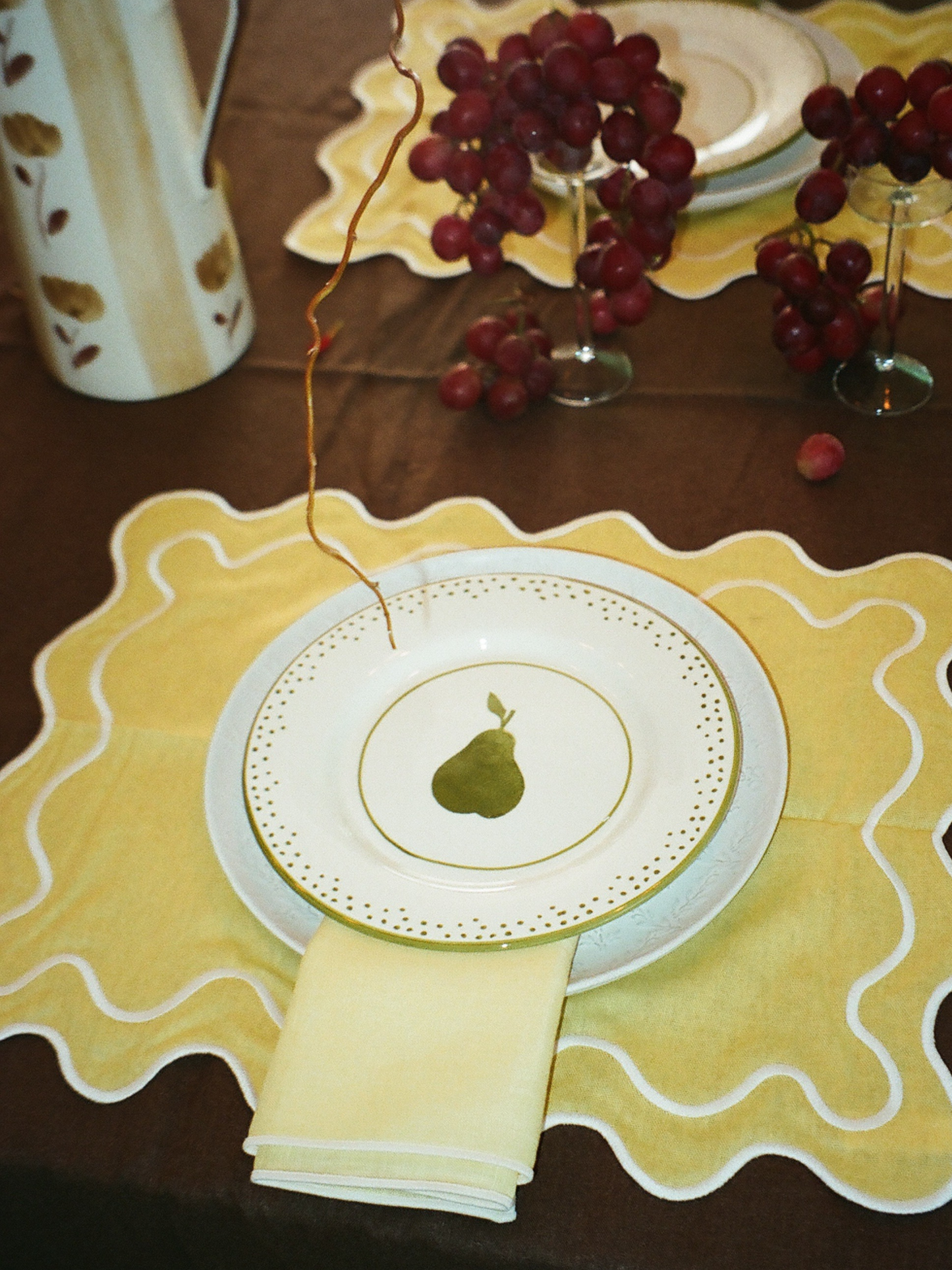 Pear Side Plate Set