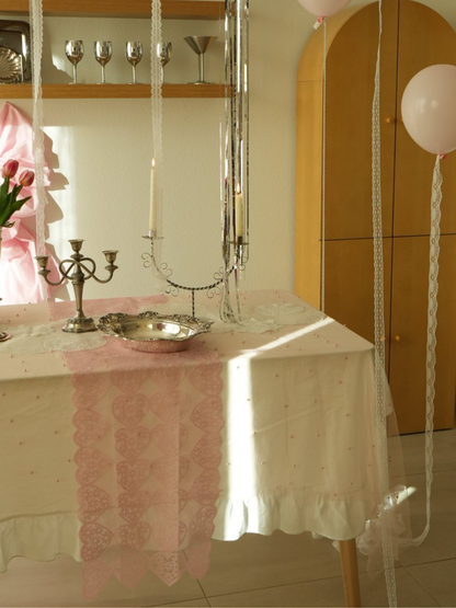 Pearl Tulle Table Cover