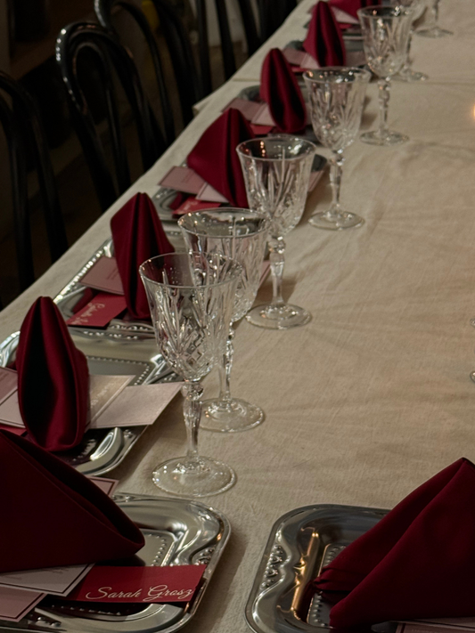 Crystal Wine Goblet Set