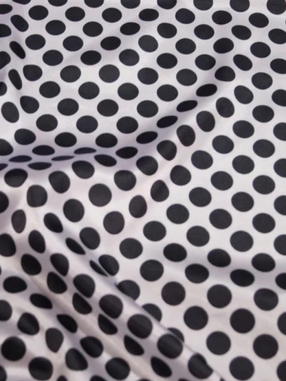 Satin Polka Dot Tablecloth